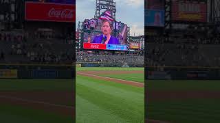 Stephanie DePrez sings the National Anthem for the Colorado Rockies, June 17, 2021
