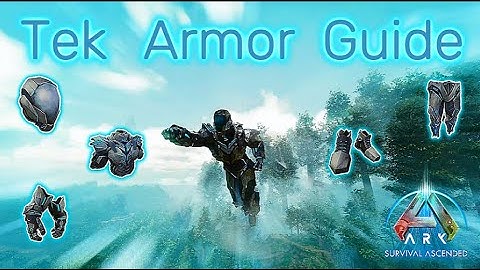 COMPLETE TEK ARMOR GUIDE THE ISLAND - How to get, craft, and use TEK ARMOR | ARK: Survival Ascended