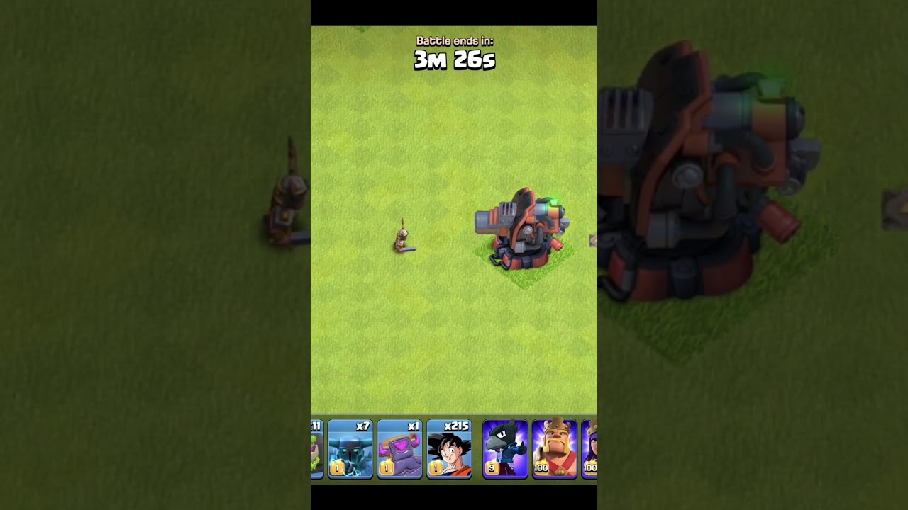 Boom Cannon vs Only One Max Barbarian King😱😱 