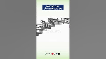 Cầu thang zic zắc – không chỉ đẹp mà còn đòi hỏi cấu tạo thép cực chuẩn!  #thinhhanh #xaydung