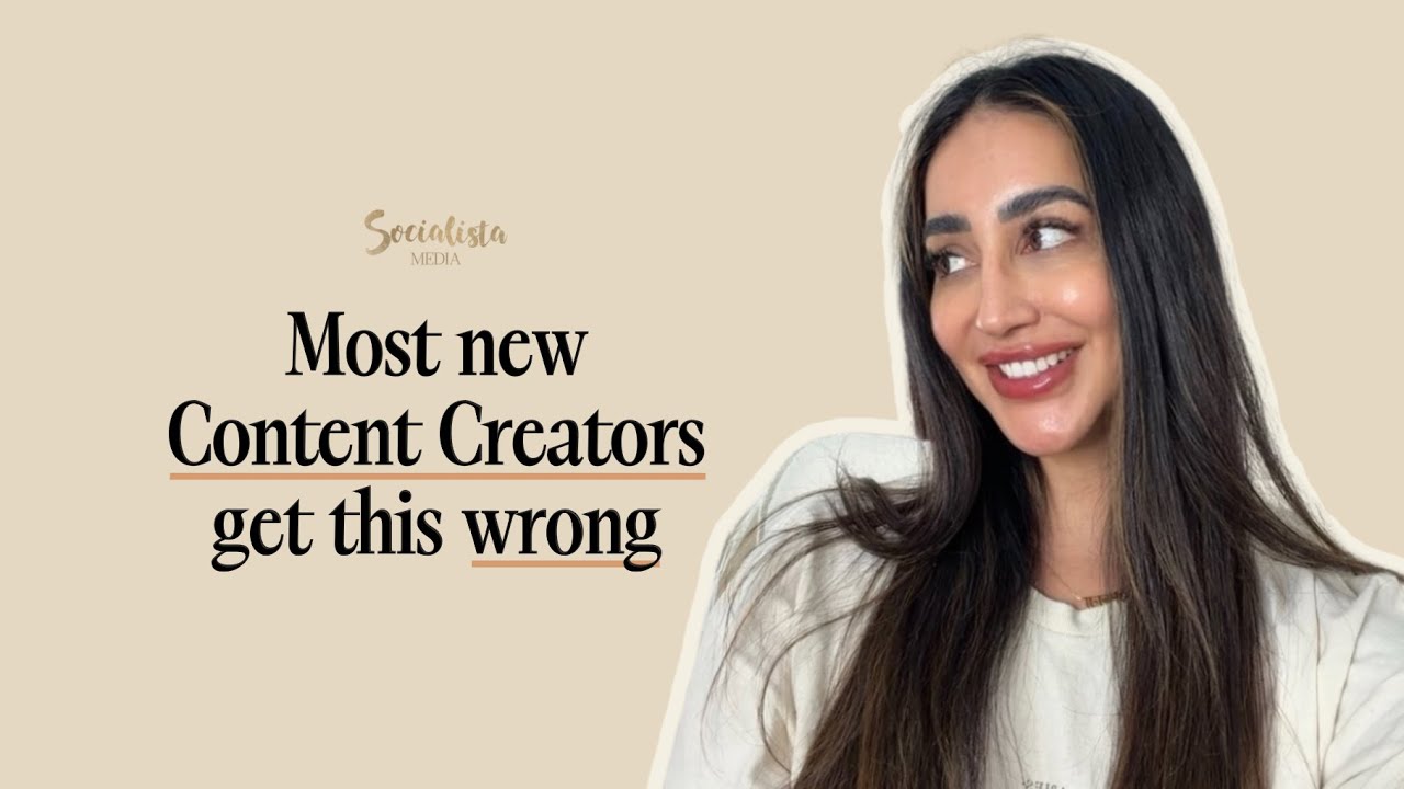 Most new Content Creators get this wrong - YouTube