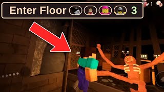 Walking on door 100 cutscene (getting into figure cave) - Roblox Doors