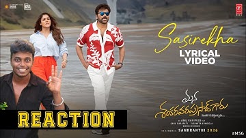 Sasirekha Lyrical reaction | Mana Shankara Varaprasad Garu | Chiranjeevi, Nayanthara | Bheems