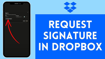 How to Request Signature in Dropbox (2024) | Dropbox Tutorial