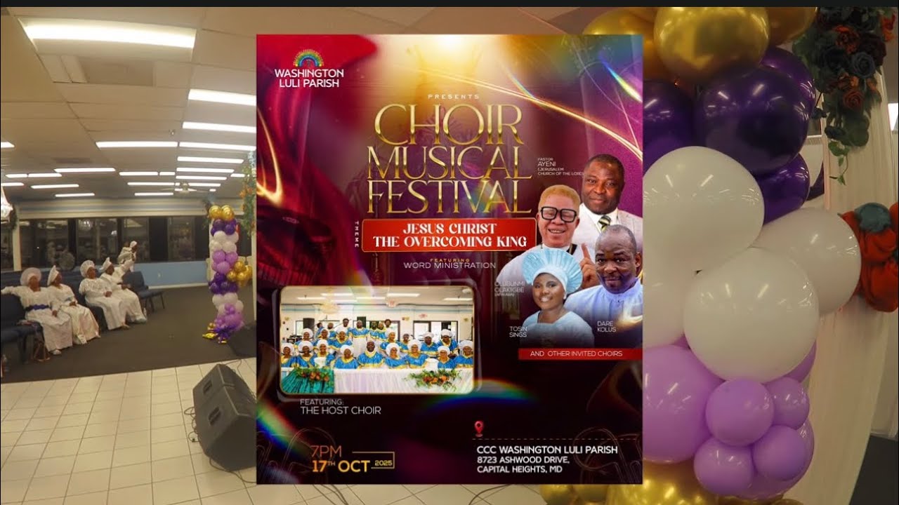 Ministration at CCC Luli Parish | Choir Music Festival | Capitol Heights, USA 10.17.2025