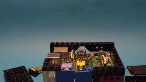 Deconstruction of Raspberry Pi LEGO Frame down to 3d printed frame