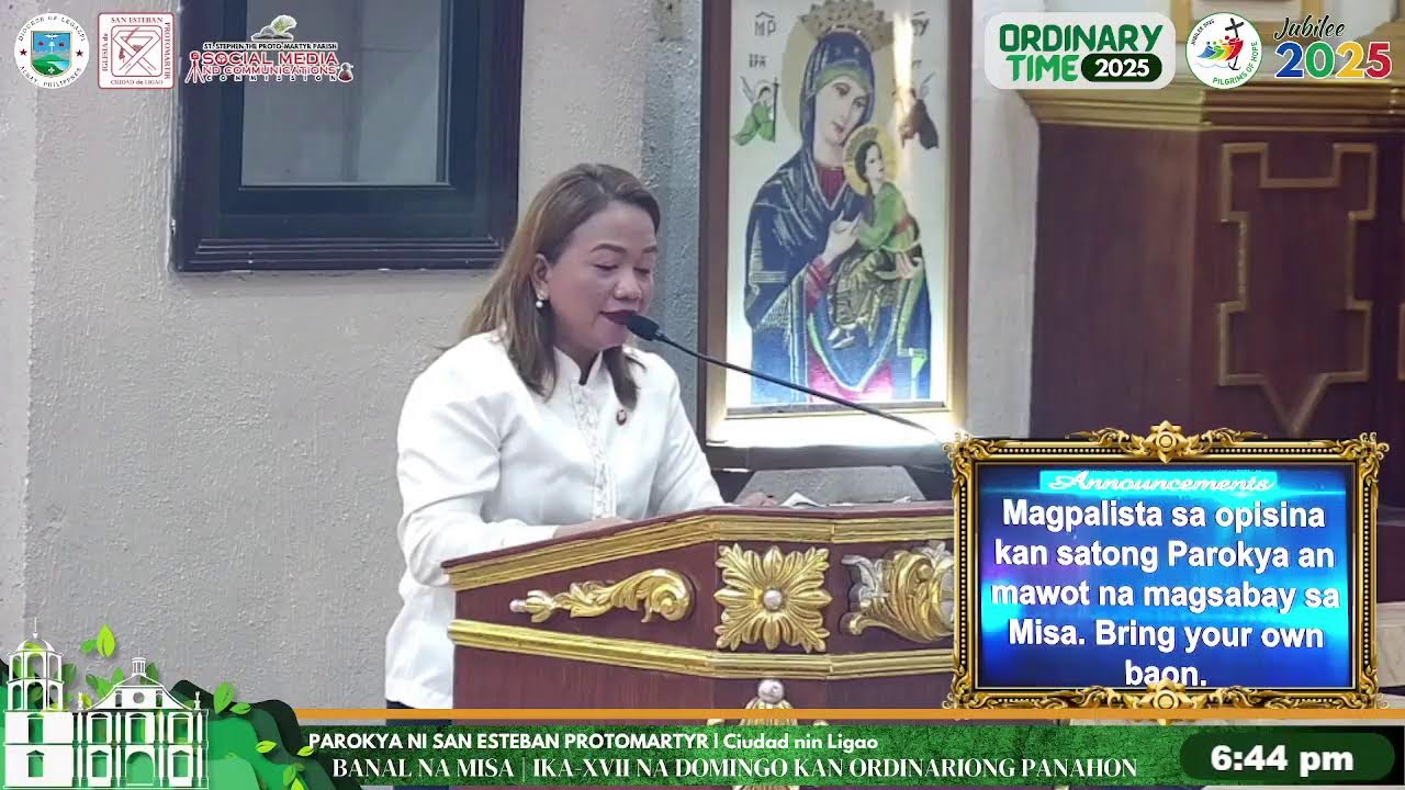 BANAL NA MISA | IKA-XVII NA DOMINGO KAN ORDINARIONG PANAHON