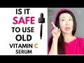 Is it safe to use old Vitamin C serum #goseechristyvitaminc