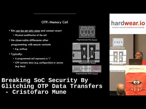 Breaking SoC Security By Glitching OTP Data Transfers by Cristofaro Mune | hardwear.io USA 2022