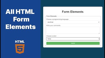 10 - HTML Form Elements: Select, Datalist, Fieldset, & Textarea Explained