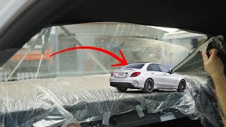 How To Tint a Mercedes Benz C-Class Back Window