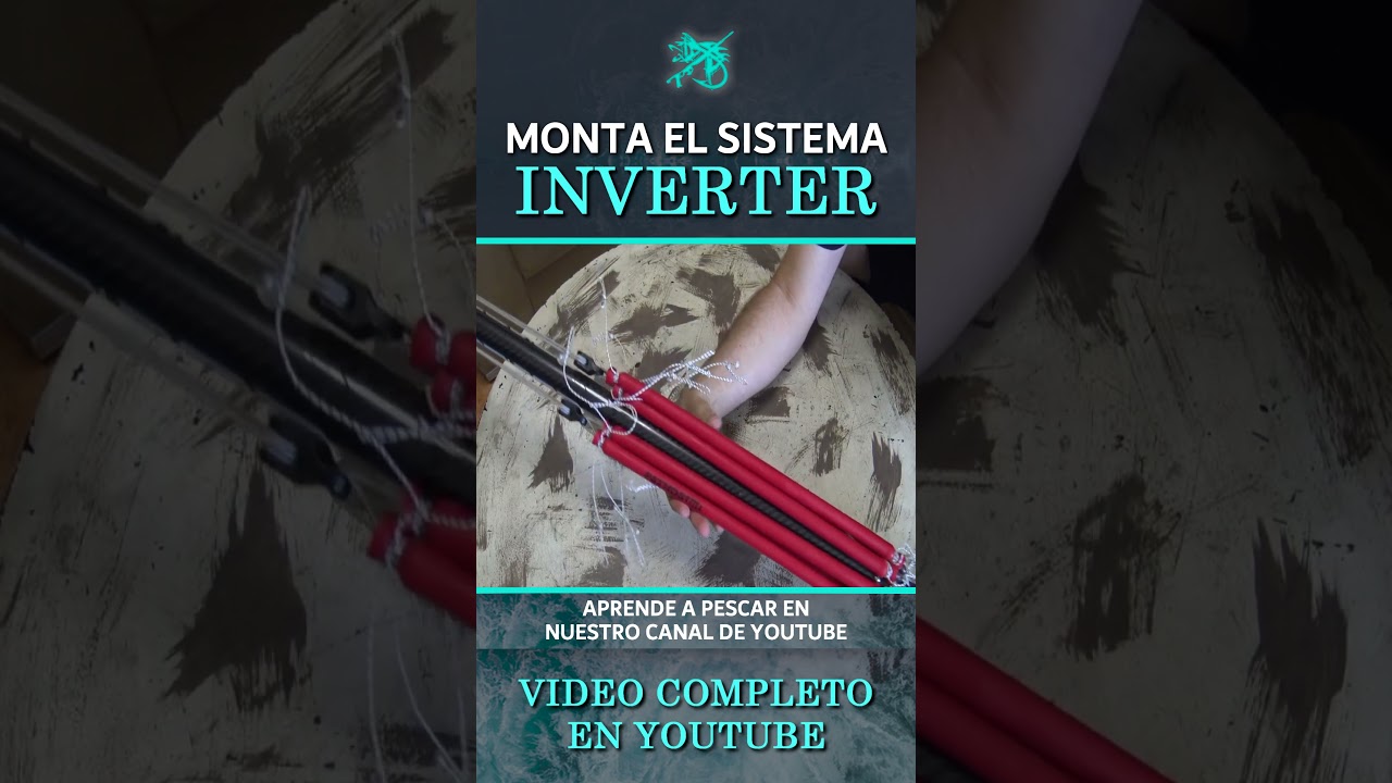 🏹 Como MONTAR las GOMAS de un FUSIL ROLLER INVERTER de PESCA SUBMARINA ❗❗❗