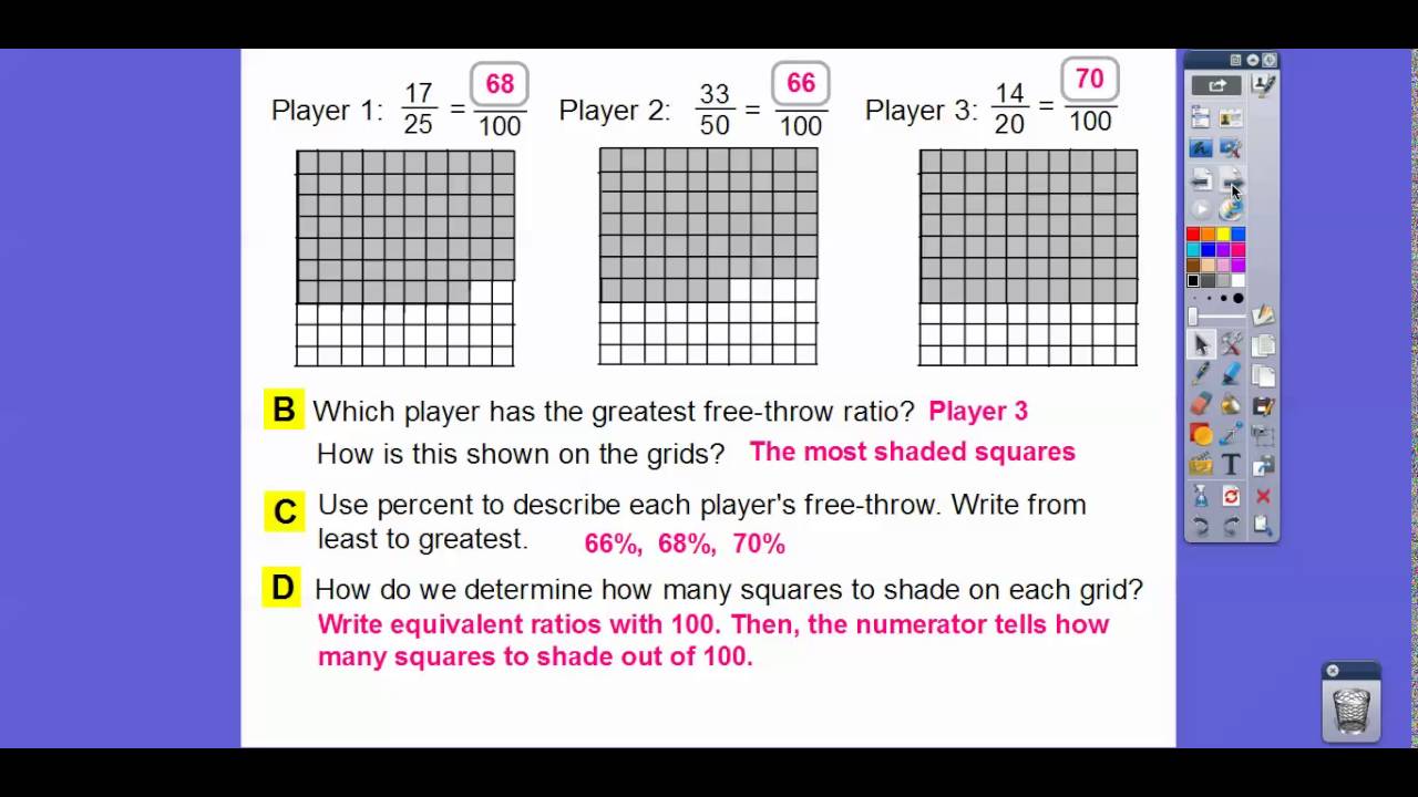 Understanding Percent - Lesson 8.1 - YouTube