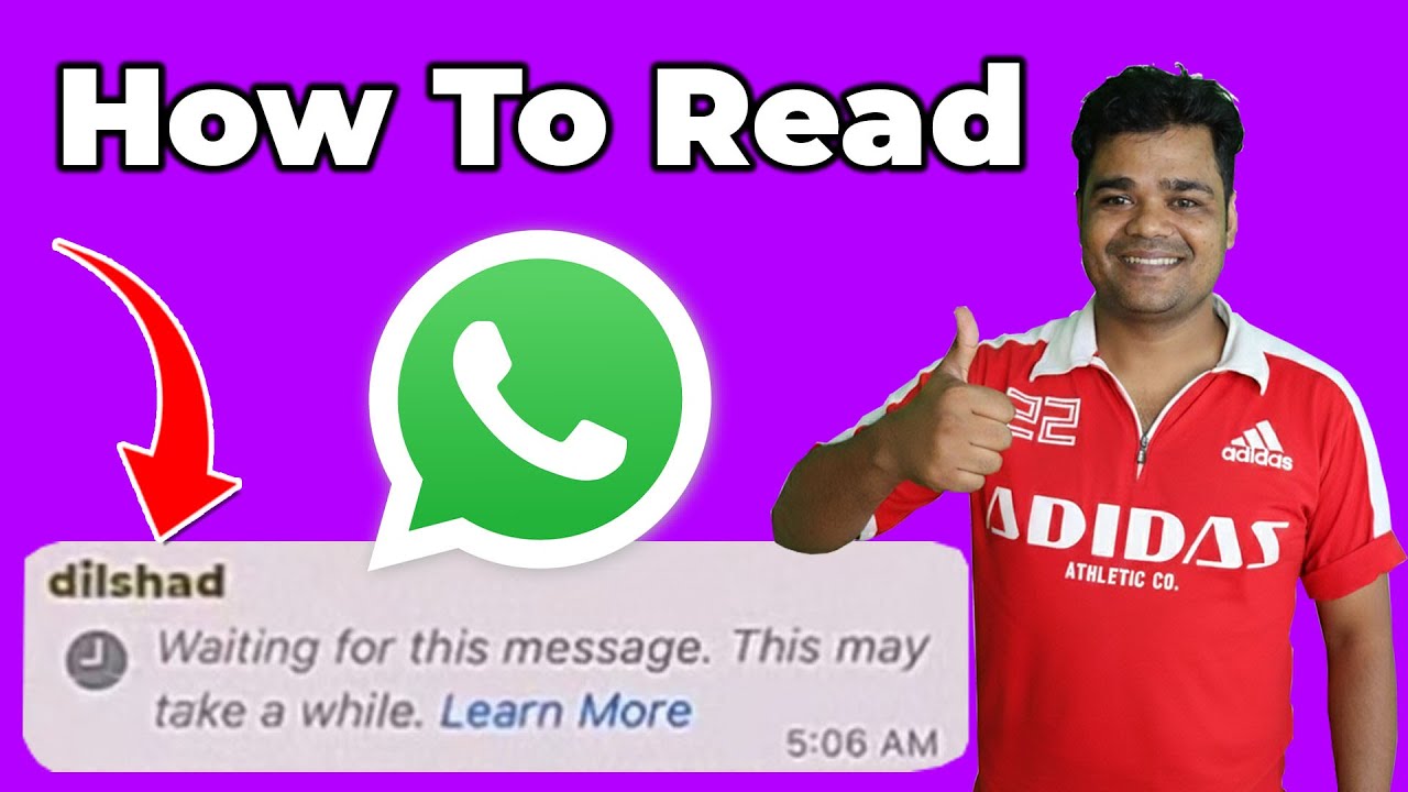 This Message How To See Waiting for this message Whatsapp | How To Read Waiting for ...