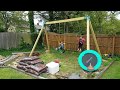 How To Build A Swing Set Play Area