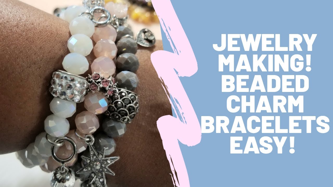 Beaded Stacked Bracelet - Copper Charms - Set of 8 – Bohemian Bracelets