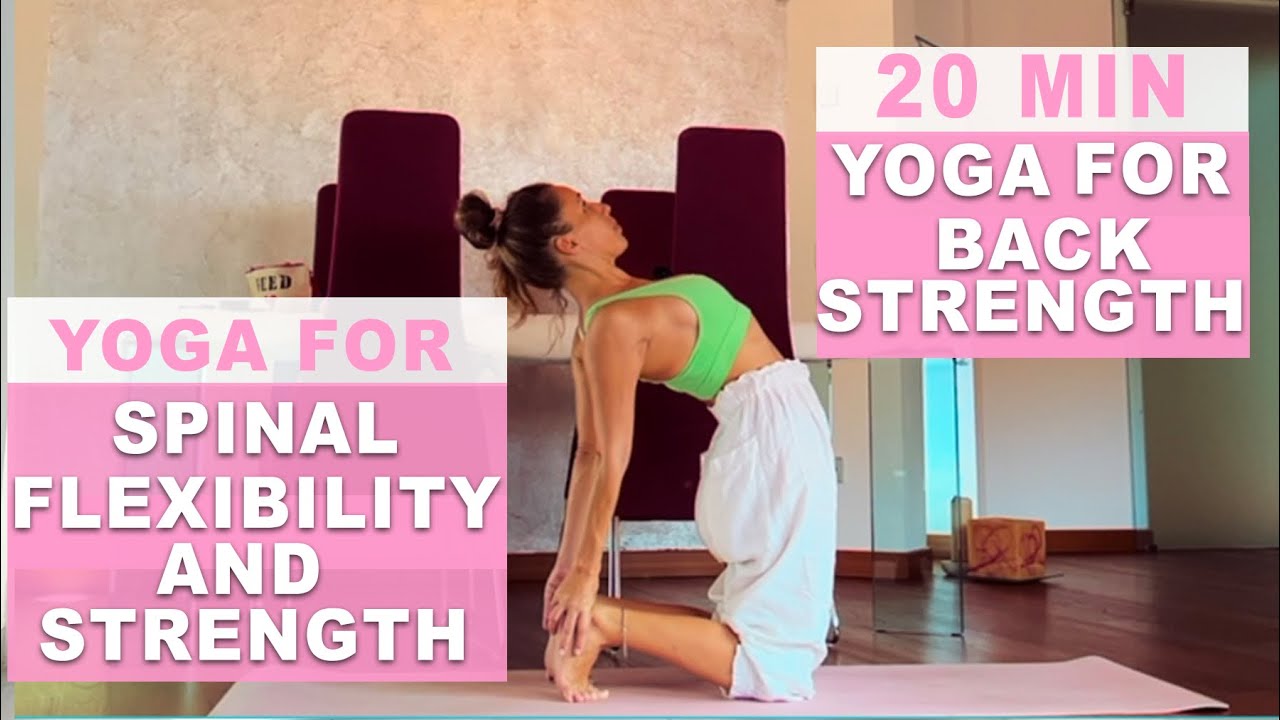 Dany Yoga | 20 Min. Yoga for Back Strength | Yoga for Spinal ...