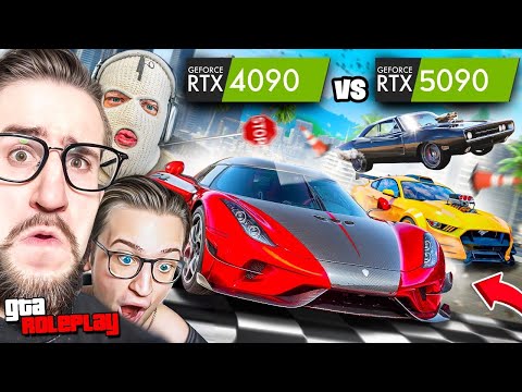 ГОНКА ЗА ТИТУЛ ЧЕМПИОНА! 4090 vs 5090 RTX! ЭТА ГОНКА ВОЙДЕТ В ИСТОРИЮ! (GTA 5 RP)