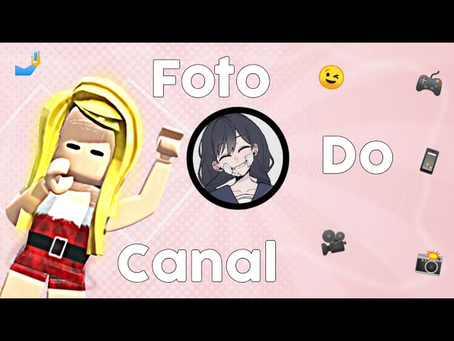 😎•COMO FAZER FOTO DE PERFIL DE ROBLOX PARA CANAL #2 