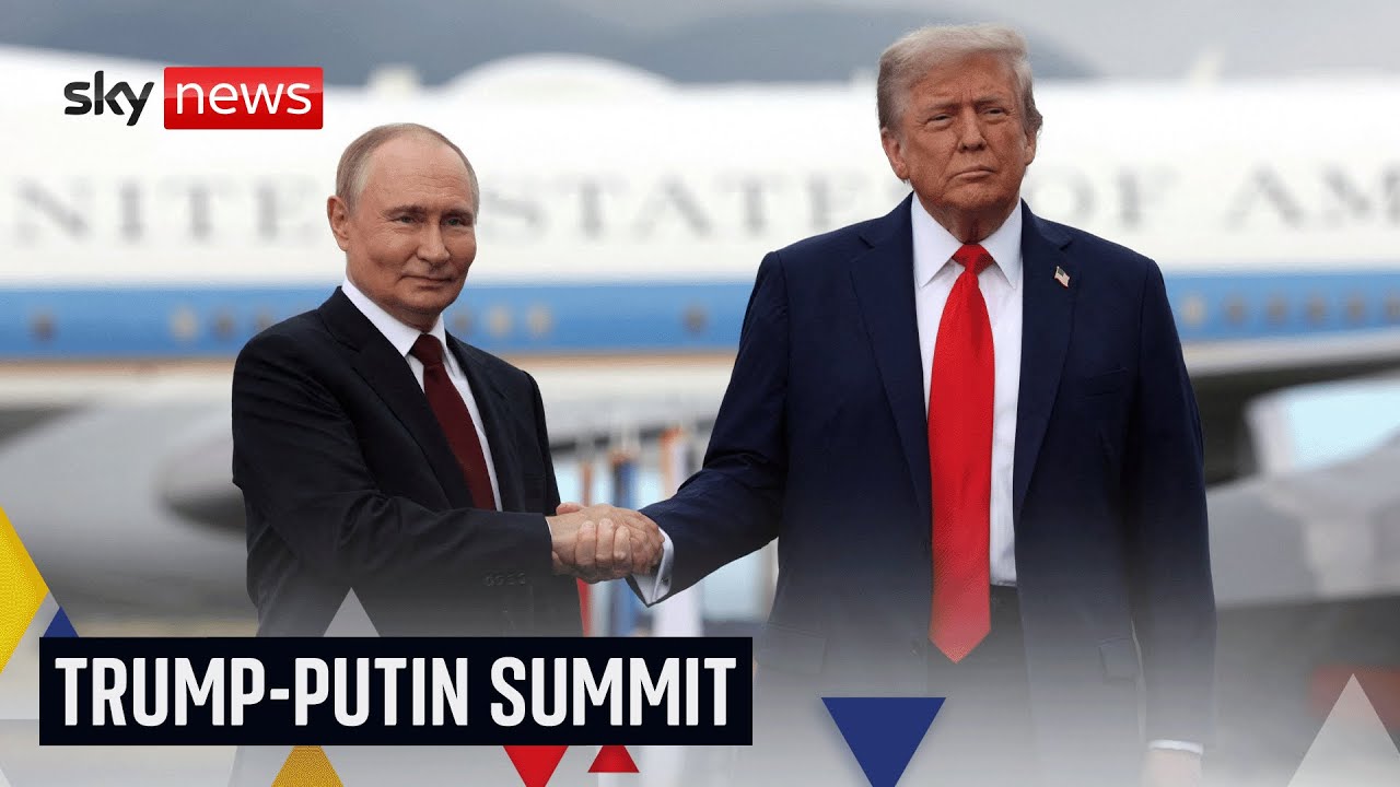 Trump and Putin hold Ukraine war summit in Alaska | Sky News full coverage