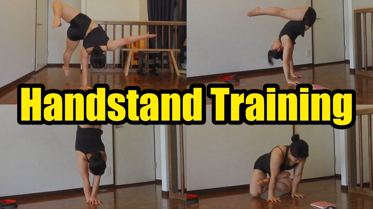 【Training】Handstand training on the Floor - YouTube