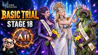 Basic Trial Stage 18 (Basic-18) | No Eirlys | EASY F2P Clear Guide 🔥 | Watcher of Realms