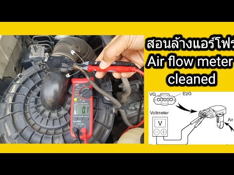 รถแรงเหมือนใหม่ ประหยัดน้ำมัน แค่ล้าง Air flow/how to cleaning air flow meter