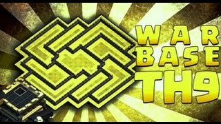 COC TH9 WAR BASE New