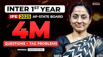 IPE 2025 Physics [4M Questions] – Most Important Questions for Inter 1st Year Physics