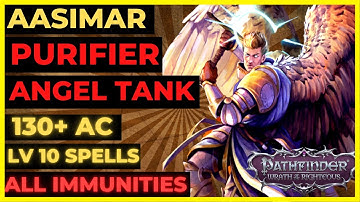 PF: WOTR ENHANCED - AASIMAR PURIFIER ANGEL TANK:  130+ AC, 50% CONCEAL, ALL IMMUNITIES & 40+ SR!