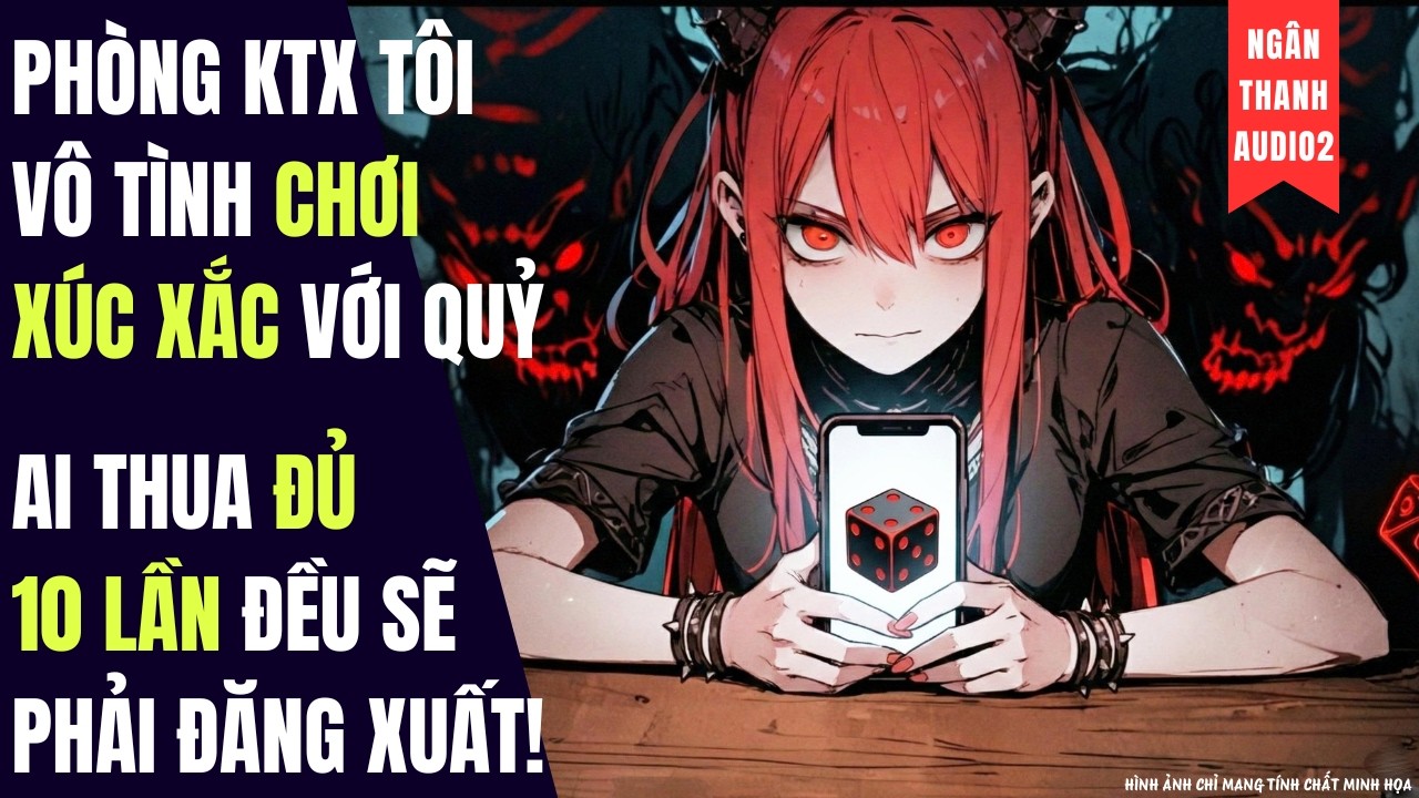 PHÒNG KTX TÔI VÔ TÌNH CHƠI XÚC XẮC VỚI QUỶ, AI THUA ĐỦ 10 LẦN ĐỀU PHẢI HẸO |TRUYỆN AUDIO | KINH DỊ