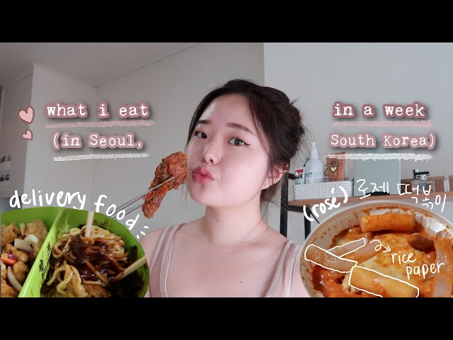 what i eat in a week in seoul, south korea 🇰🇷 🍽 class=