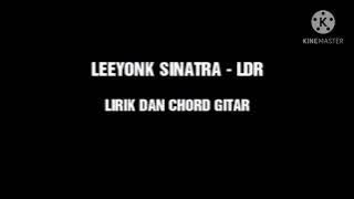 Leeyonk Sinatra - LDR (karaoke)