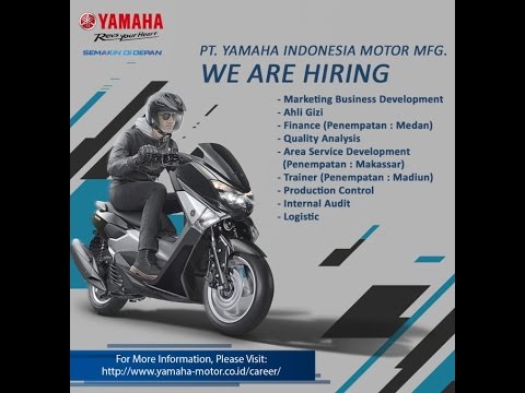 Lowongan Kerja Terbaru PT Yamaha Indonesia Motor MFG untuk Berbagai Posisi - Lowongan Kerja Terbaru