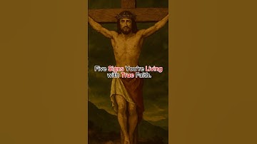Five signs you’re living with true faith. #jesus #viral ￼