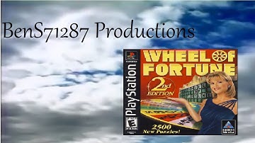 Wheel Of Fortune 2nd Edition PS1 Game 52