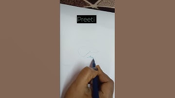 Preeti name signature|Signature style|Write With Ahalya #shorts #shortsvideo #signature #youtube