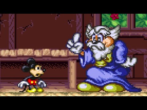 The Magical Quest Starring Mickey Mouse SNES Playthrough 