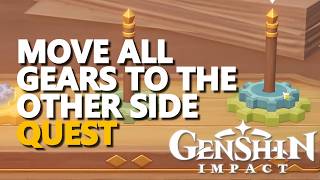 Move all gears to the other side Genshin Impact screenshot 1