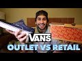 VANS OUTLET VS VANS RETAIL STORE!!! WHO HAS THE BETTER DEALS?!?