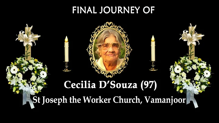 Final Journey of Cecilia DSouza (97)St Joseph the Worker Church, Vamanjoor