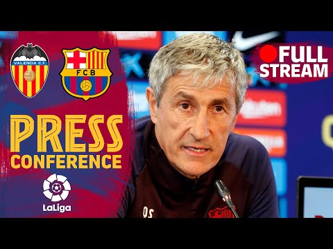 FULL STREAM: Setién’s press conference before Valencia's match