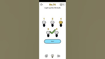 Brain out : No. 74 - Light up the 4th bulb