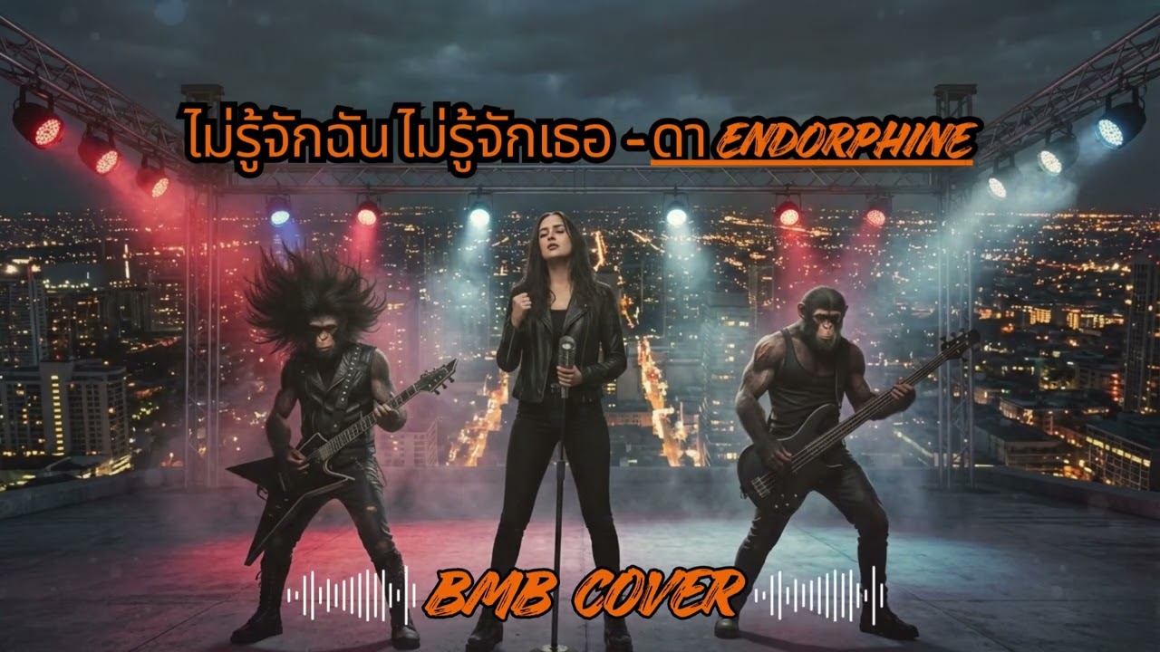 ไม่รู้จักฉัน ไม่รู้จักเธอ - ดา เอ็นโดรฟิน [Cover] By Luna VS. Brutal Monkey [ลิงร็อค]