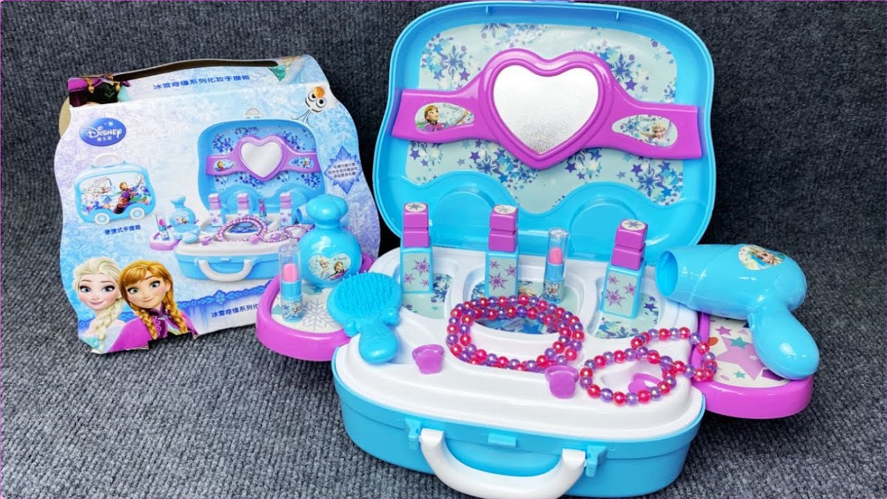 Disney FROZEN Princess Elsa and Anna Beauty Set Satisfying with Unboxing Compilation Toys ASMR#