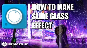 [TUTORIAL] Efek Glass Geser Kanan Kiri | Avee Player | Ronybaik Music