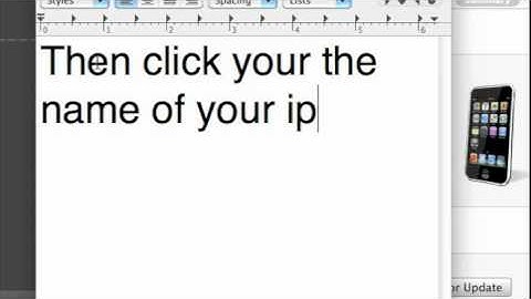 How to change ipod or iphone name with itunes