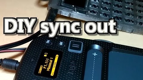 Korg Kaossilator 2 Diy Sync out - PO-33 sync in