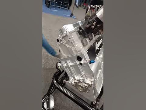 Four cylinder LS motor cut in half 345 horsepower - YouTube