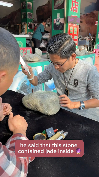 man buy stupid stone $500 😤 #crystals #gemstone #jade #rock